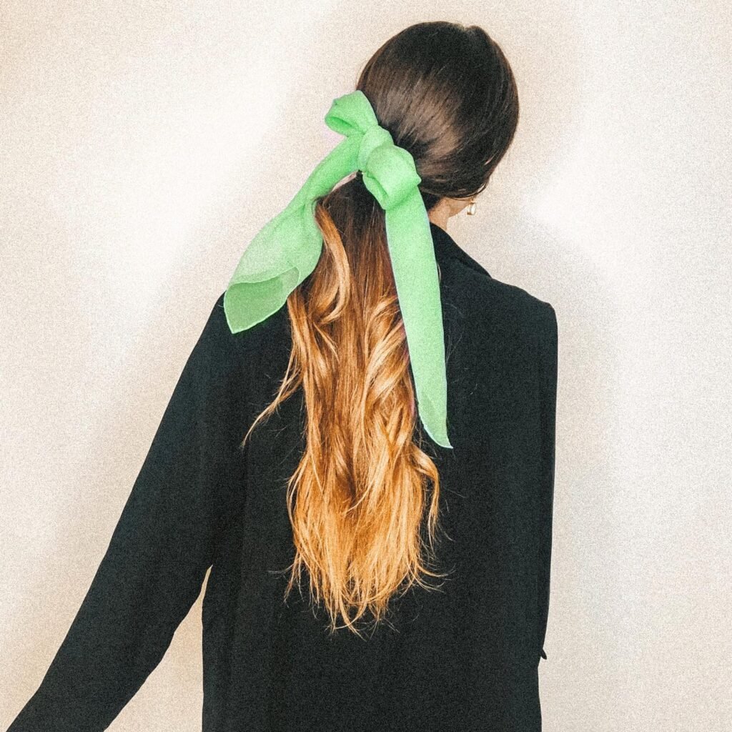 Ponytail with a Big Bow Hairstyle