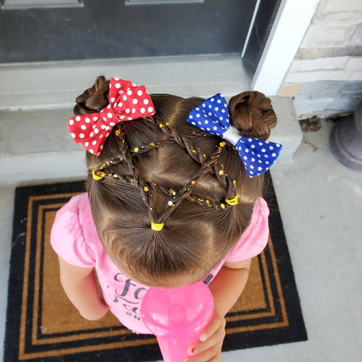 Twisted Crown with Bows
