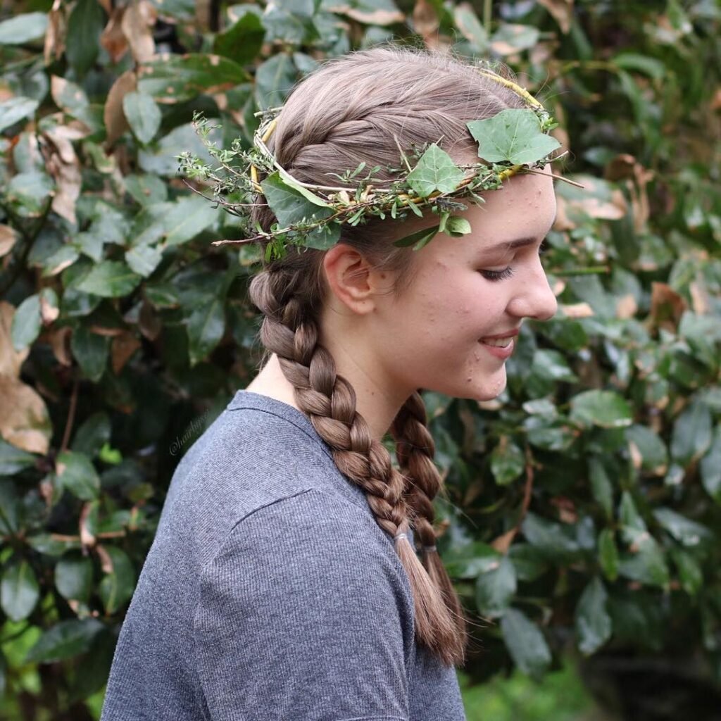 Vine Crown Hairstyle