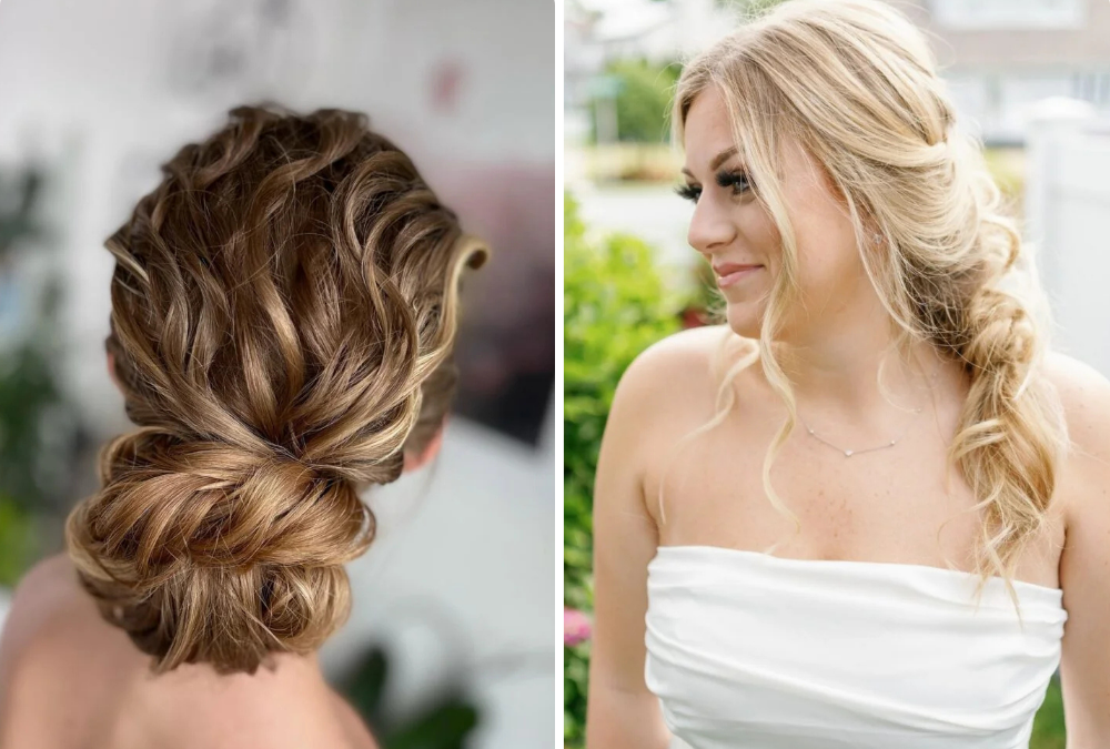 Hairstyles for Strapless Dresses 1