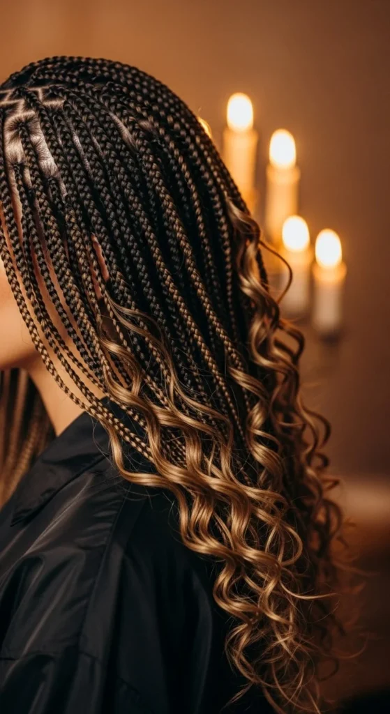 Boho Knotless Braids