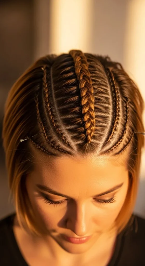 Braided Faux Hawk
