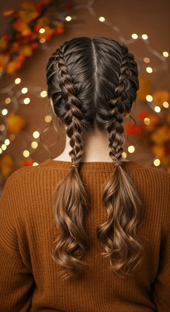 Braided Half Up Style 2