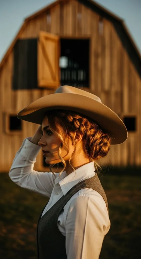 Braided Low Bun 2