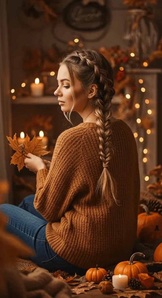 Braided Low Ponytail