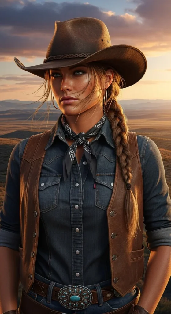 Braided Ponytail with Hat