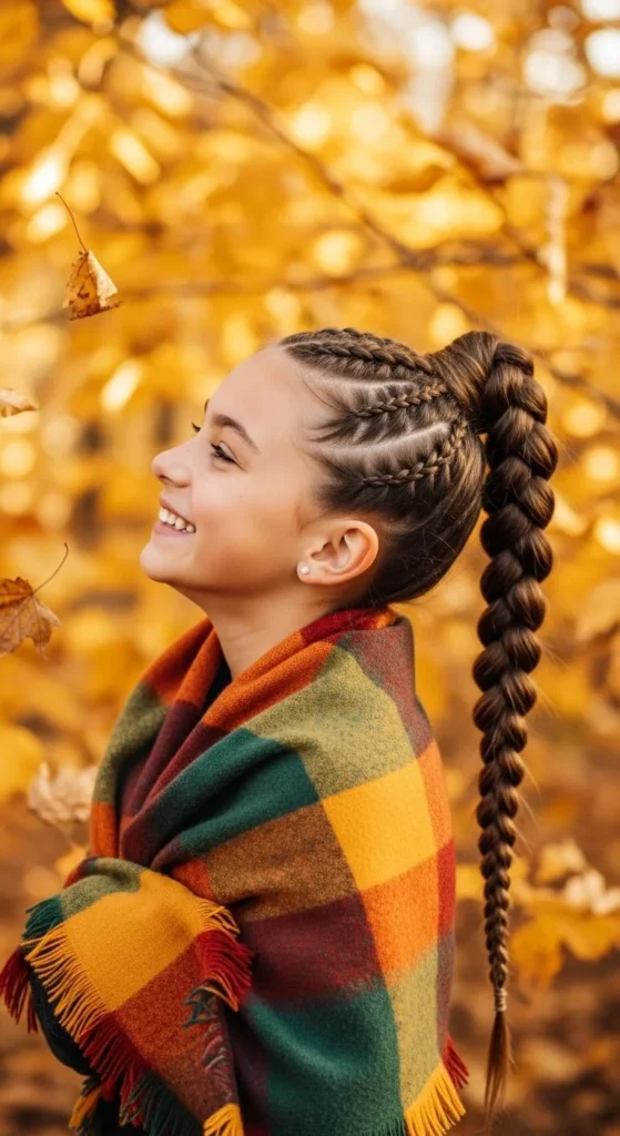 Braided Ponytail with Wrap