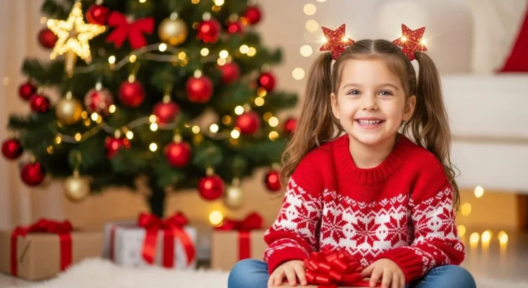 29 Christmas Hairstyles for Kids