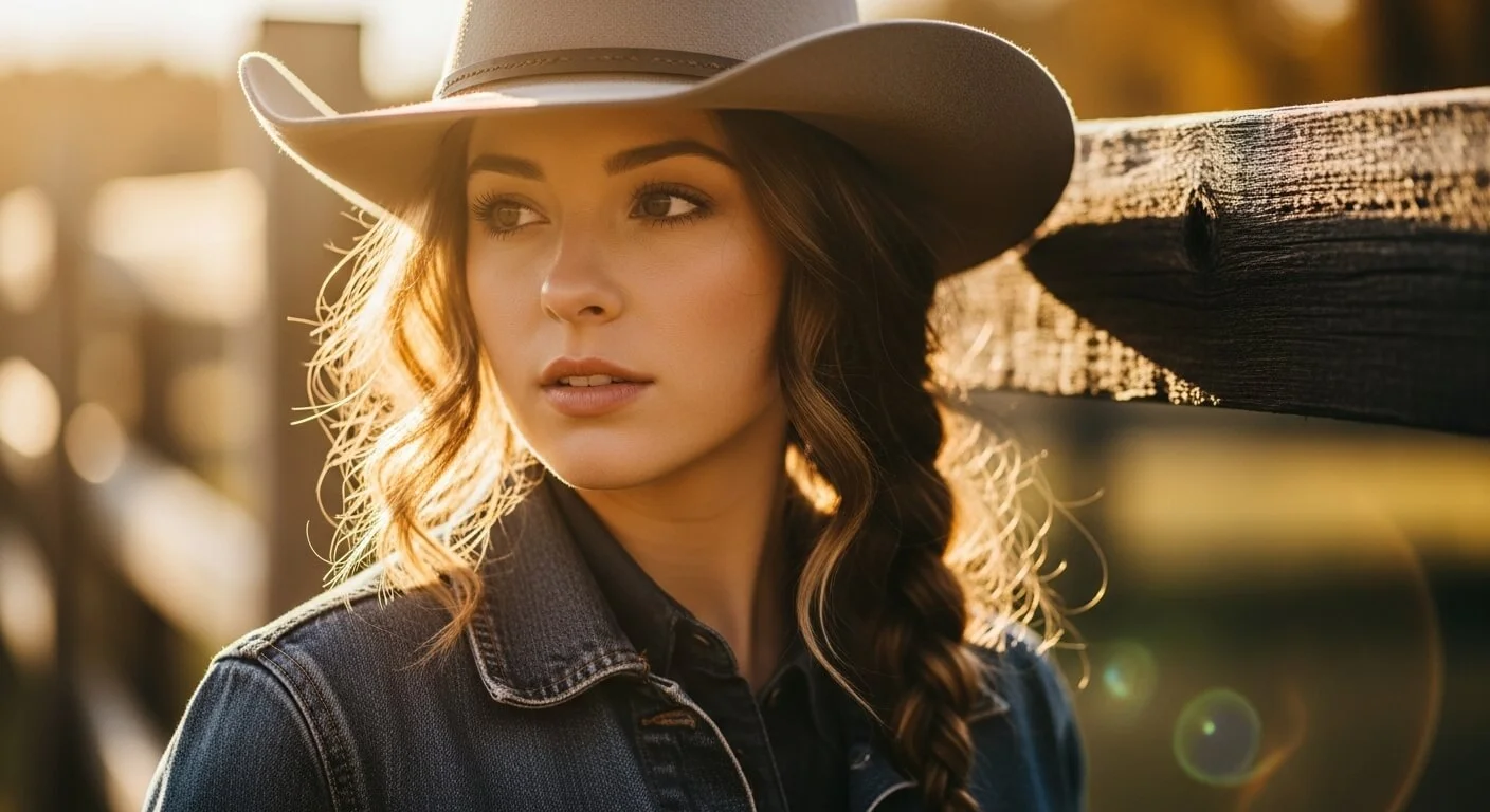 Cow Girl Hairstyle For Braided 1