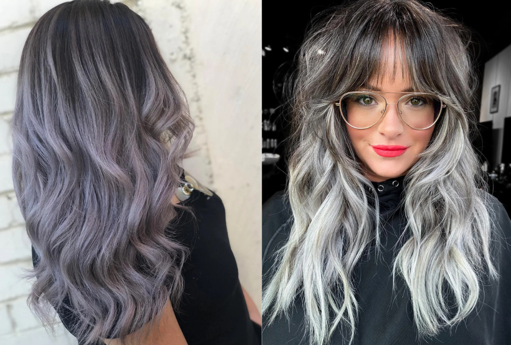 Dark Grey Hair Color Ideas