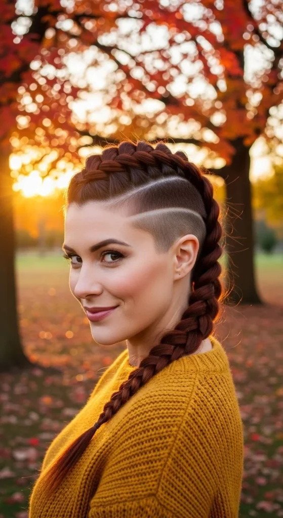 French Braid Mohawk