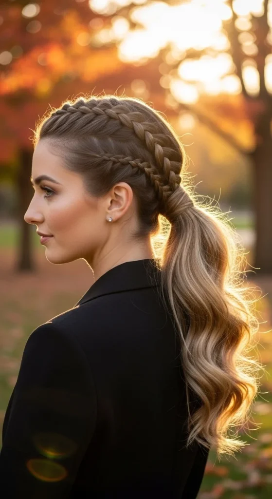 French Braid Ponytail