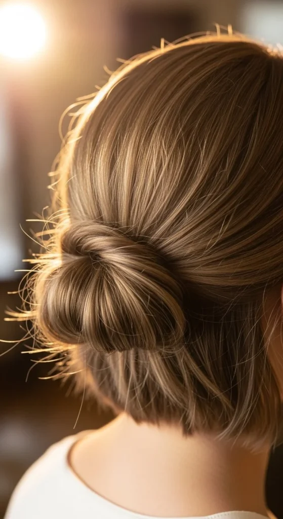 French Twist for Short Hair