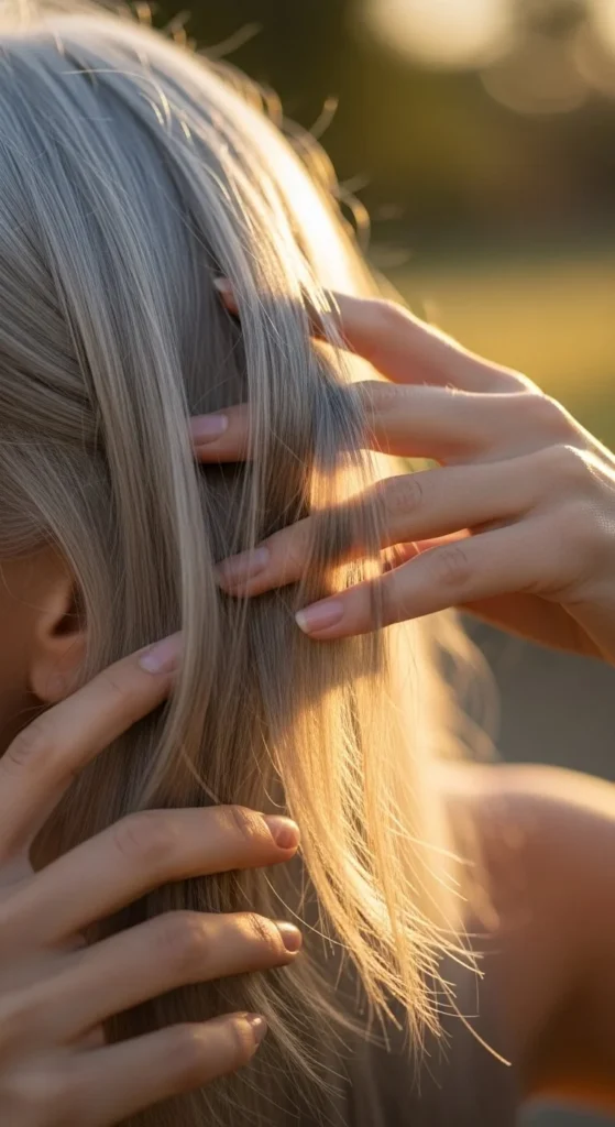 Gray Hair Is Always Dry and Unmanageable 1