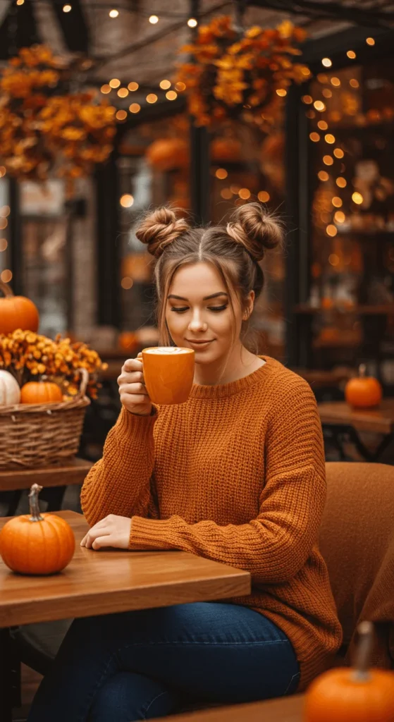 Half Up Space Buns