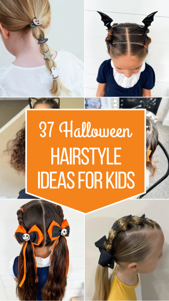 Halloween Hairstyle Ideas for Kids