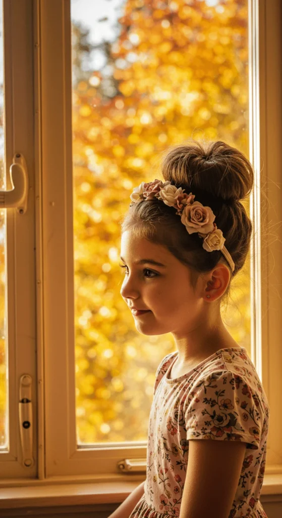 Messy Bun with Headband