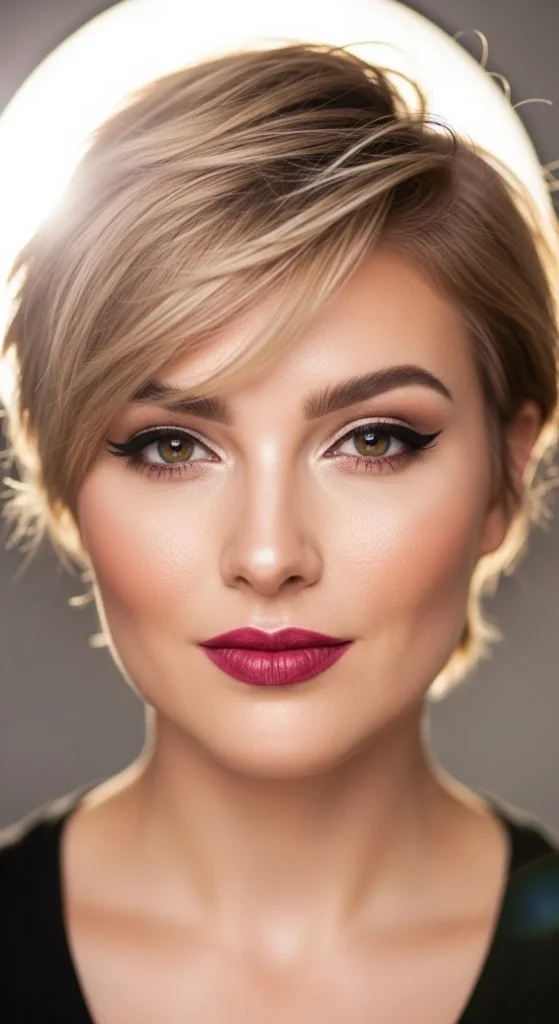 Messy Pixie Glam