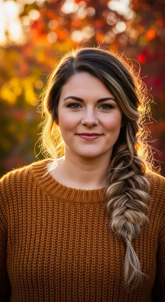 Messy Side Braid