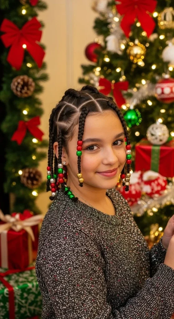 Mini Braids with Beads 1