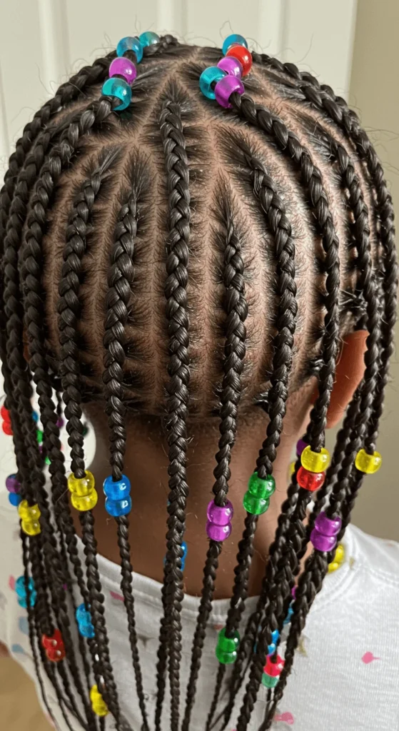 Mini Braids with Beads