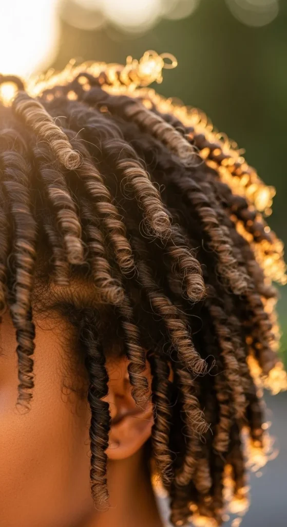 Moisturized Twist Out