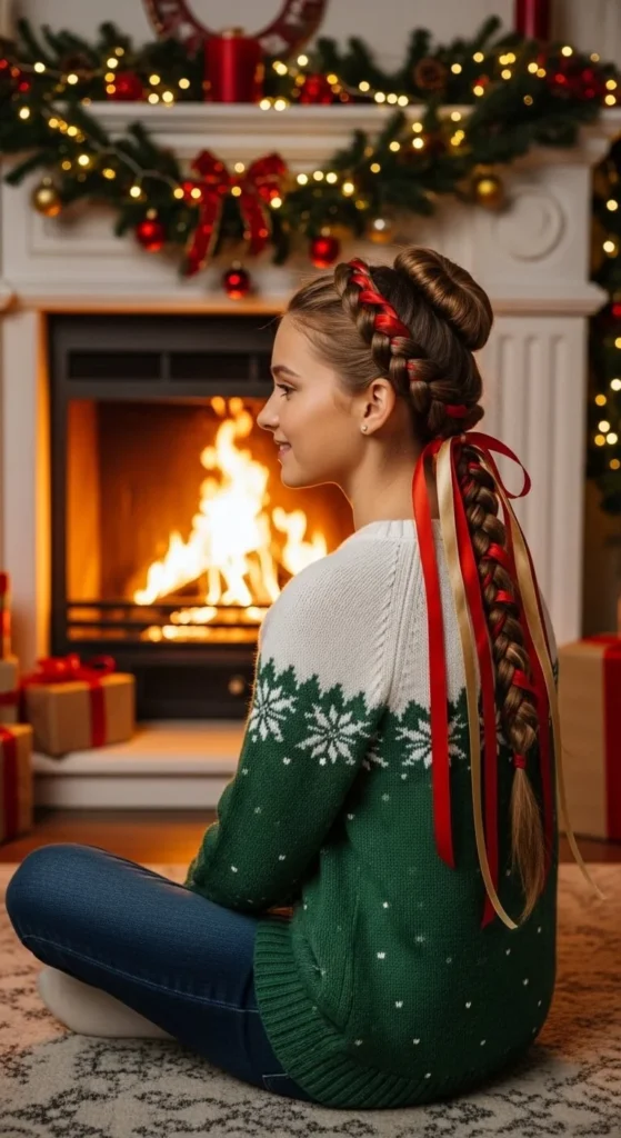 Ribbon Headband Braid