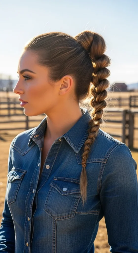 Rope Braid Ponytail