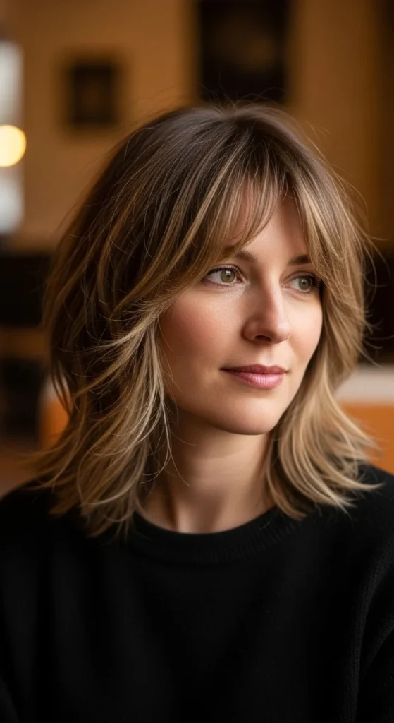 Shoulder Length Shag