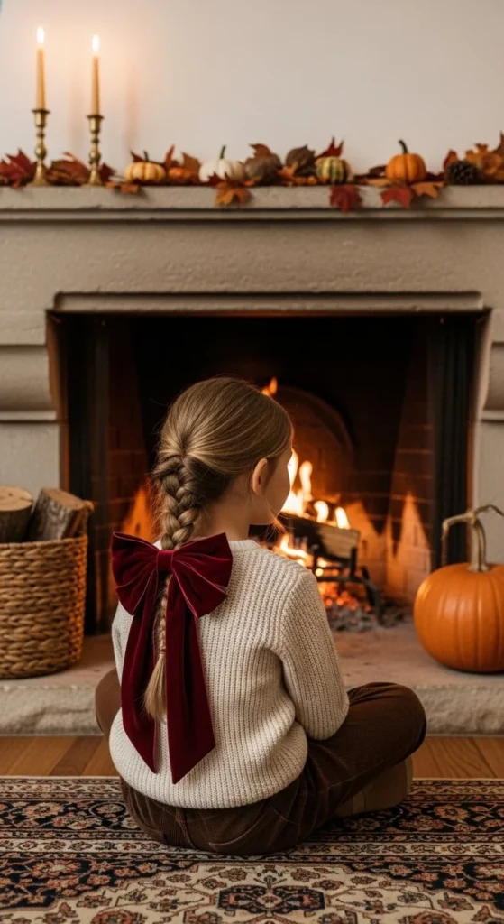 Side Braid with Bow