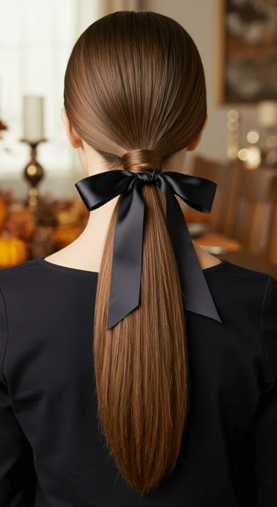 Sleek Low Ponytail 2