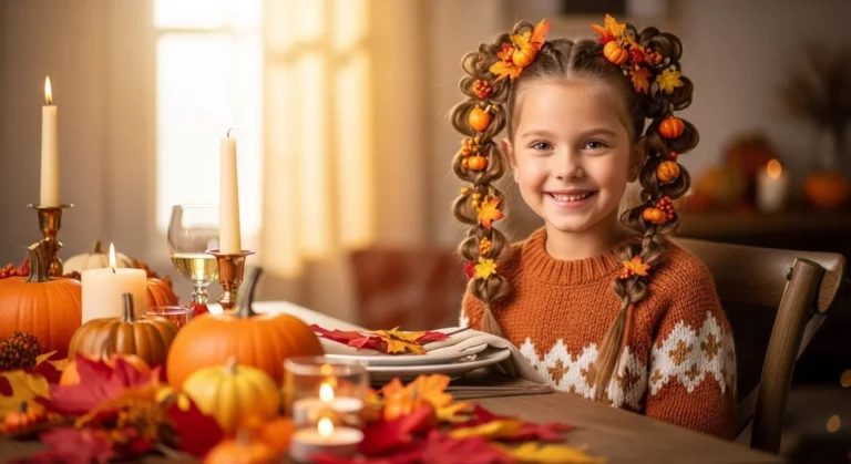 27 Thanksgiving Braided Hairstyles For Kids