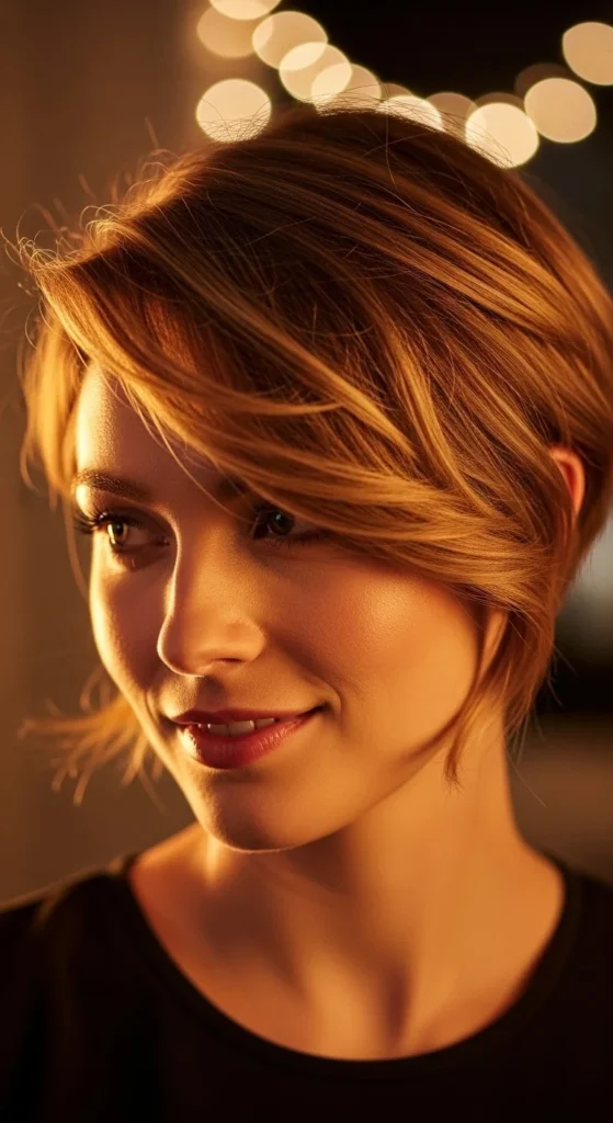 Tousled Side Pixie