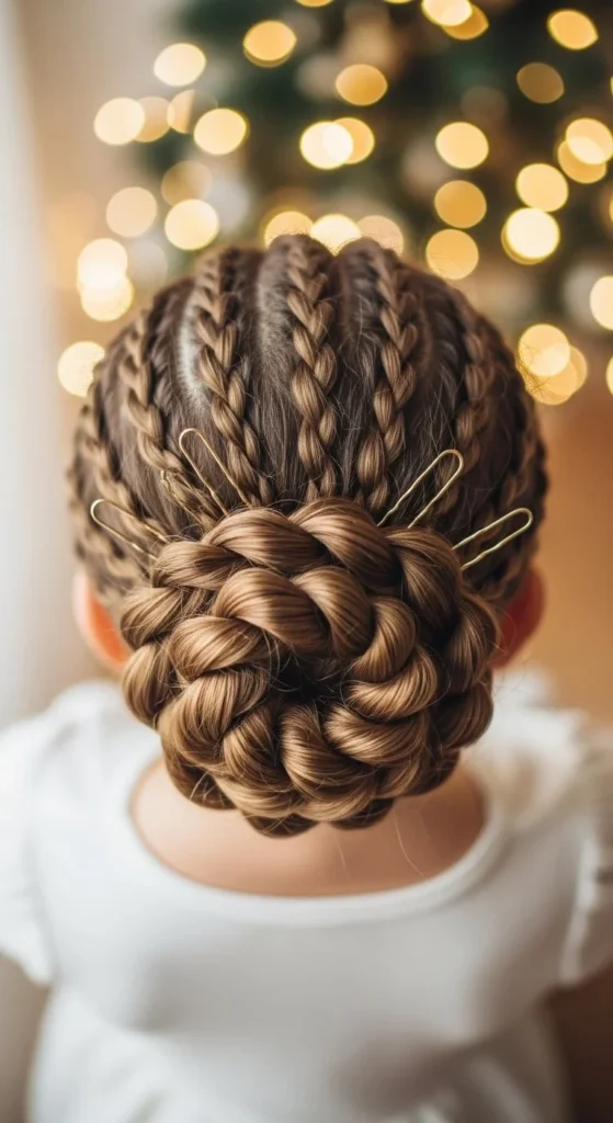 Twisted Braids into Bun