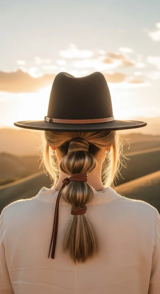 Twisted Low Ponytail