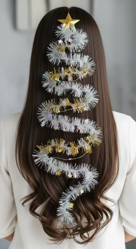 15. Hair Garland Wrap