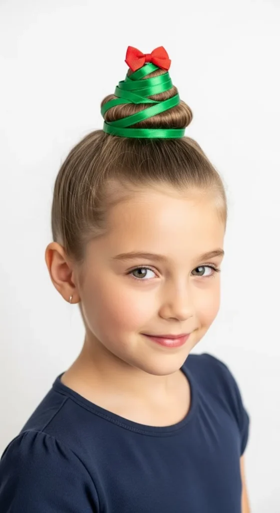 9. Cone Shaped Top Knot
